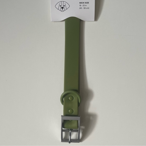 Wild One Dog Collar - XL (18-23") - Moss Green - Picture 3 of 16